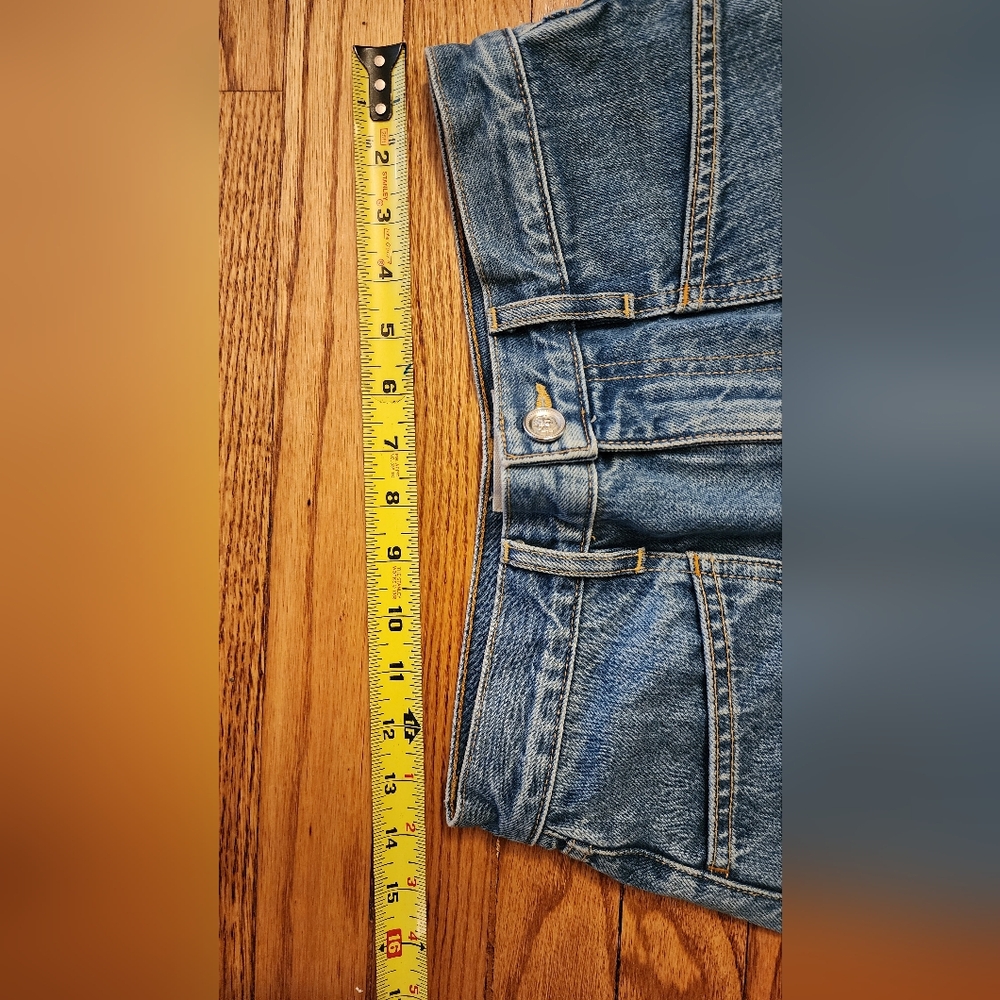 SLVRLAKE - Savior Denim Jeans Size 27 Blue Medium Wash Cargo Pants Retail $329 - Picture 13 of 16